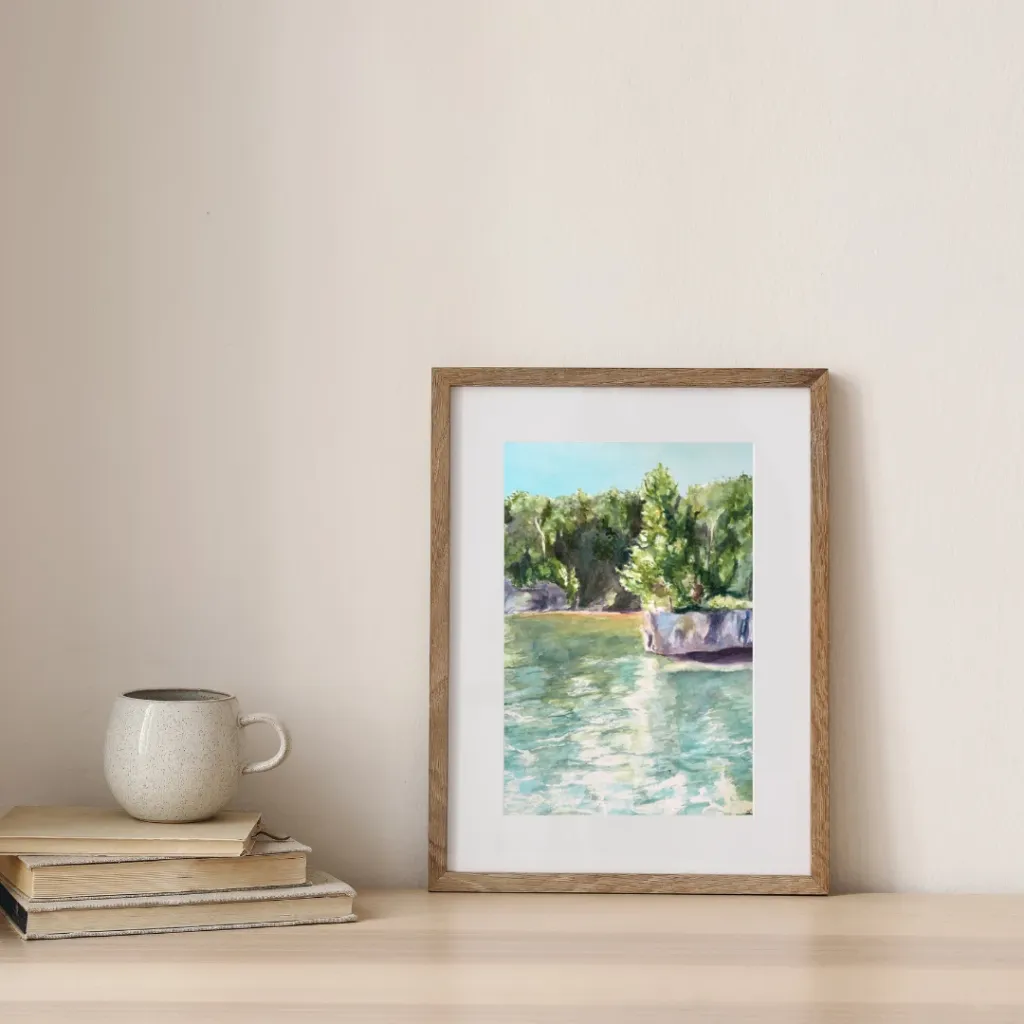 Beige Minimalist Wall Frame Mockup Instagram Post.webp