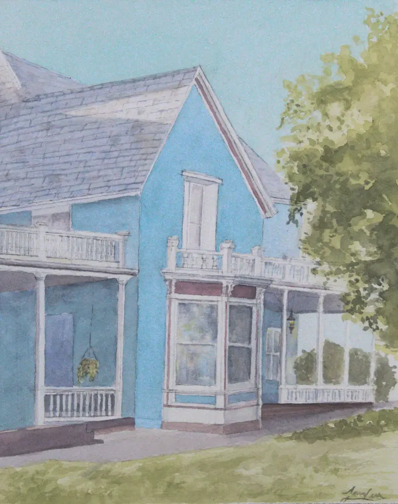 Mulberry Inn 8x10 Watercolor