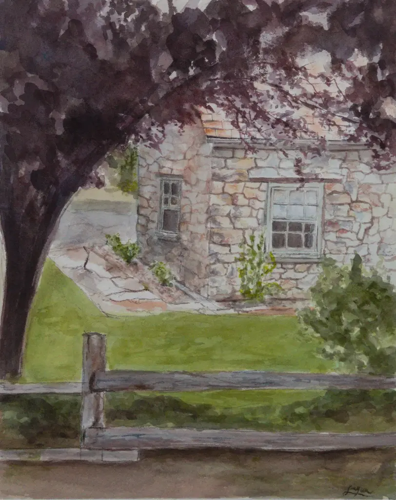 The Cottage 8x10 Watercolor