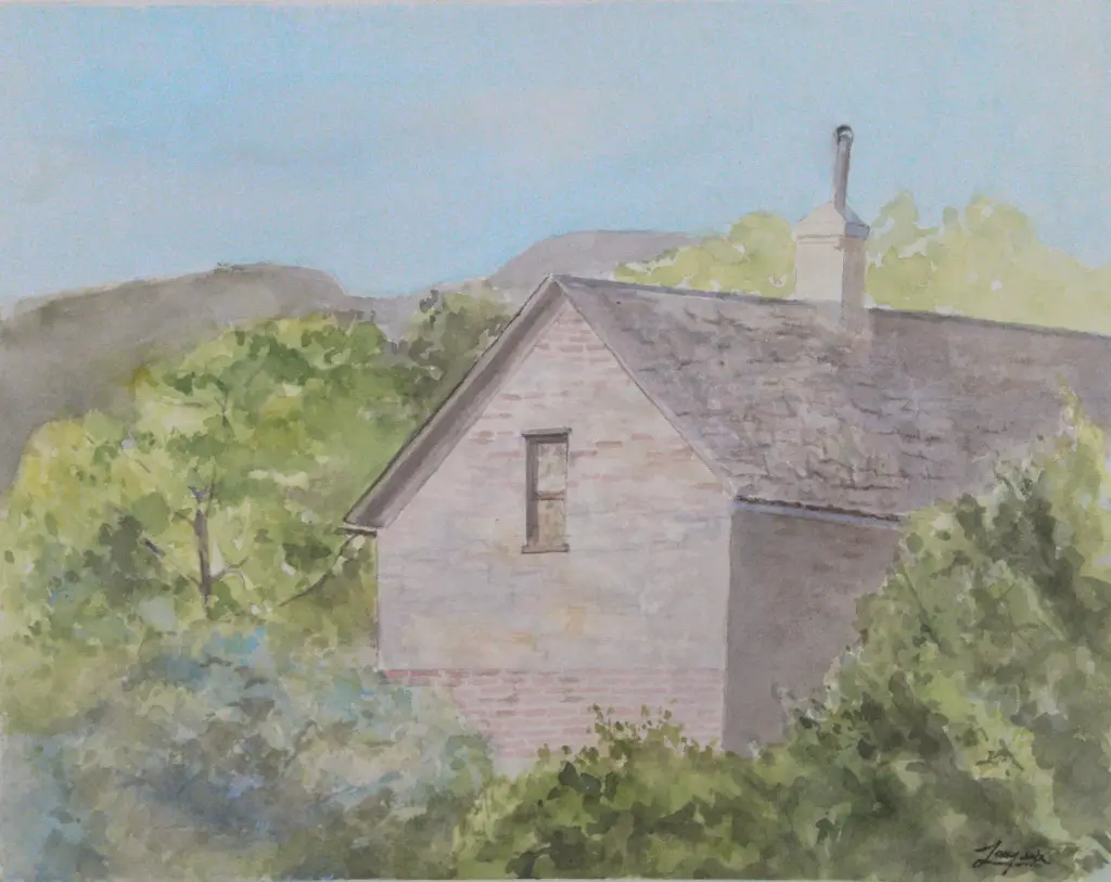 Gates Ln 8x10 Watercolor