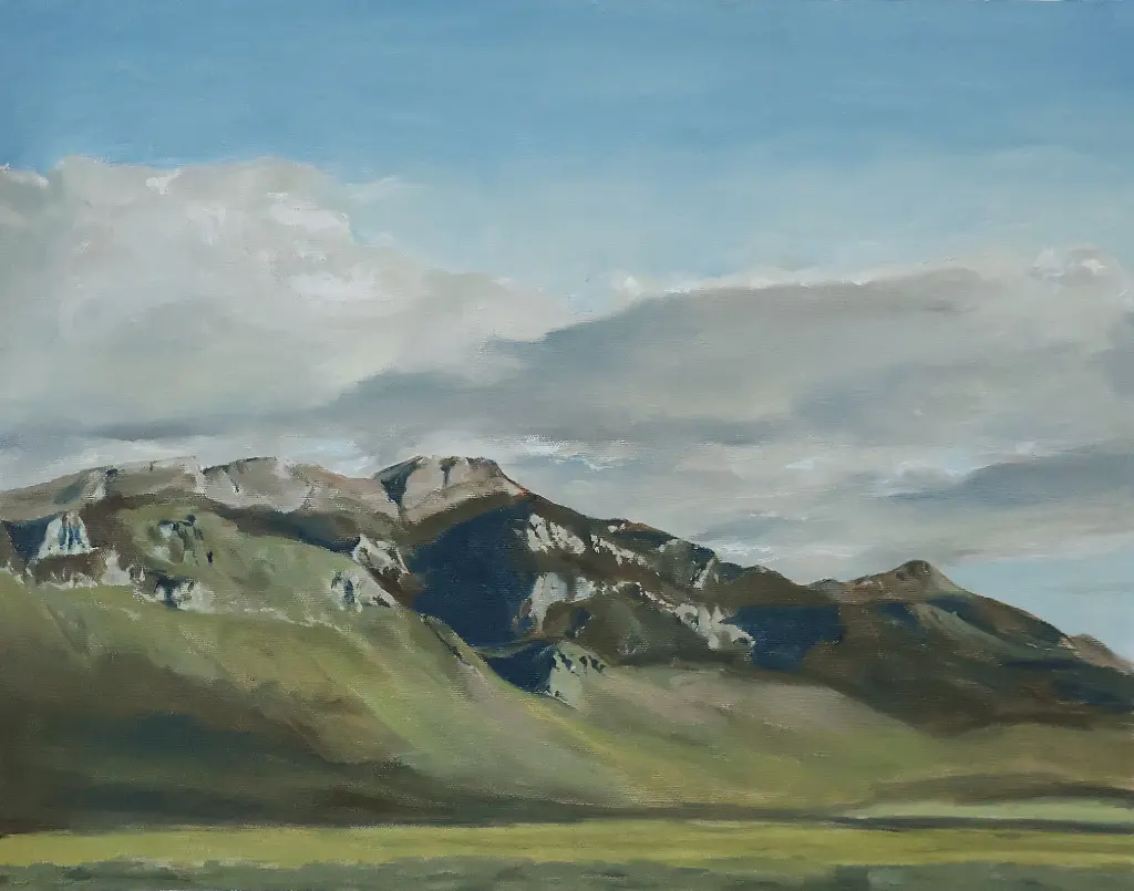 Light over the Mountain 16x20 Oil