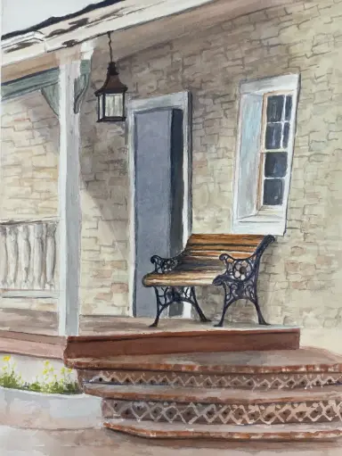 Morning Ambience 10x13 watercolor