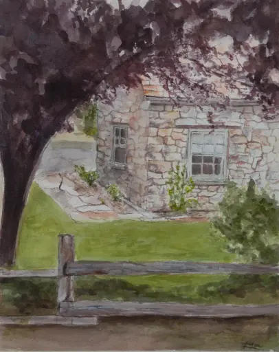 The Cottage 8x10 Watercolor