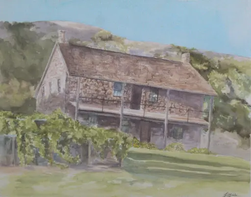 Hamblin Home 11x14 Watercolor